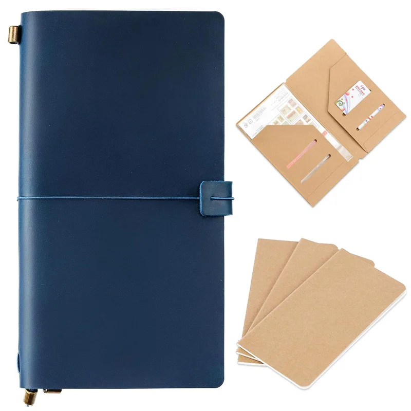 

Блокнот OX Knight Standard Size TN Travelers Notebook с обложкой из натуральной кожи, ручной работы, винтажный, из воловьей кожи, дневник, ежедневник, скетчбук, планировщик