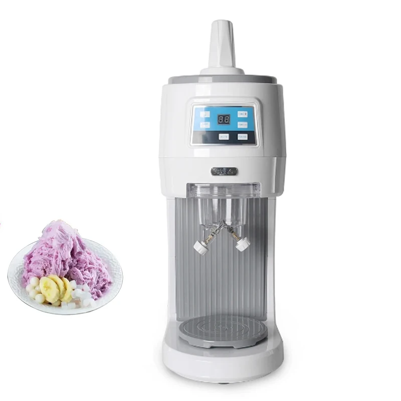 

Continuous Snowflakes Ice Machine Commercial Ice Shaver Machine Shaved Snow Ice Crusher Machine 300W