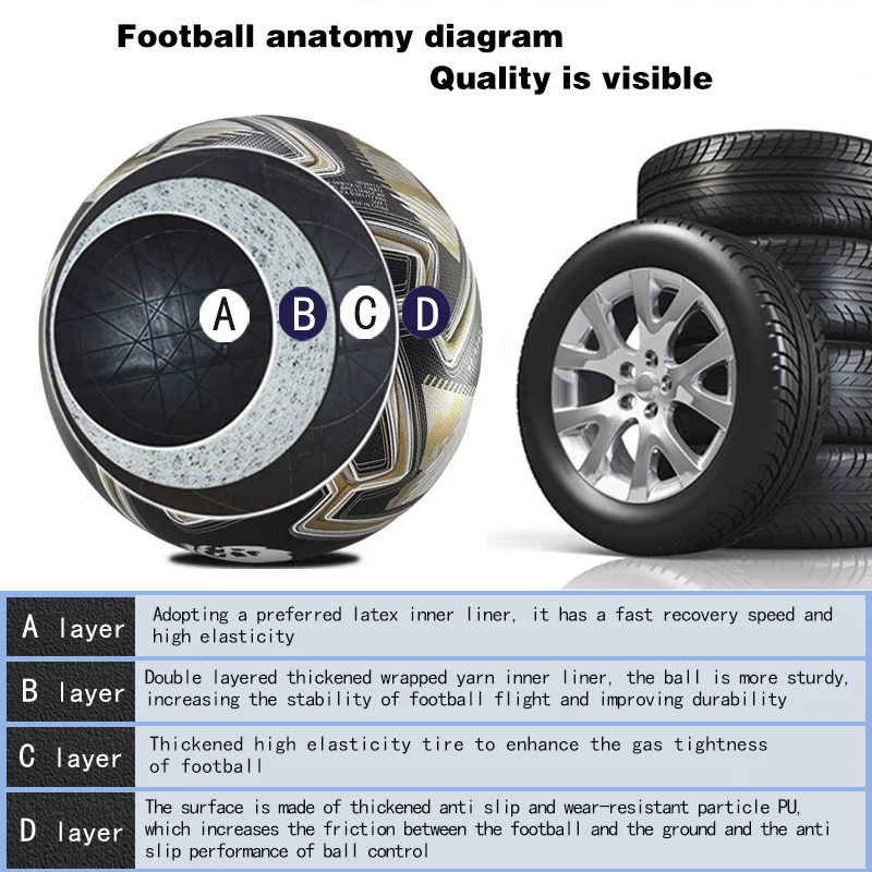 2025 Season Standard Soccer Ball Size 5 soft PU High Quality Professional Match Training Seamless Football Cheap Price