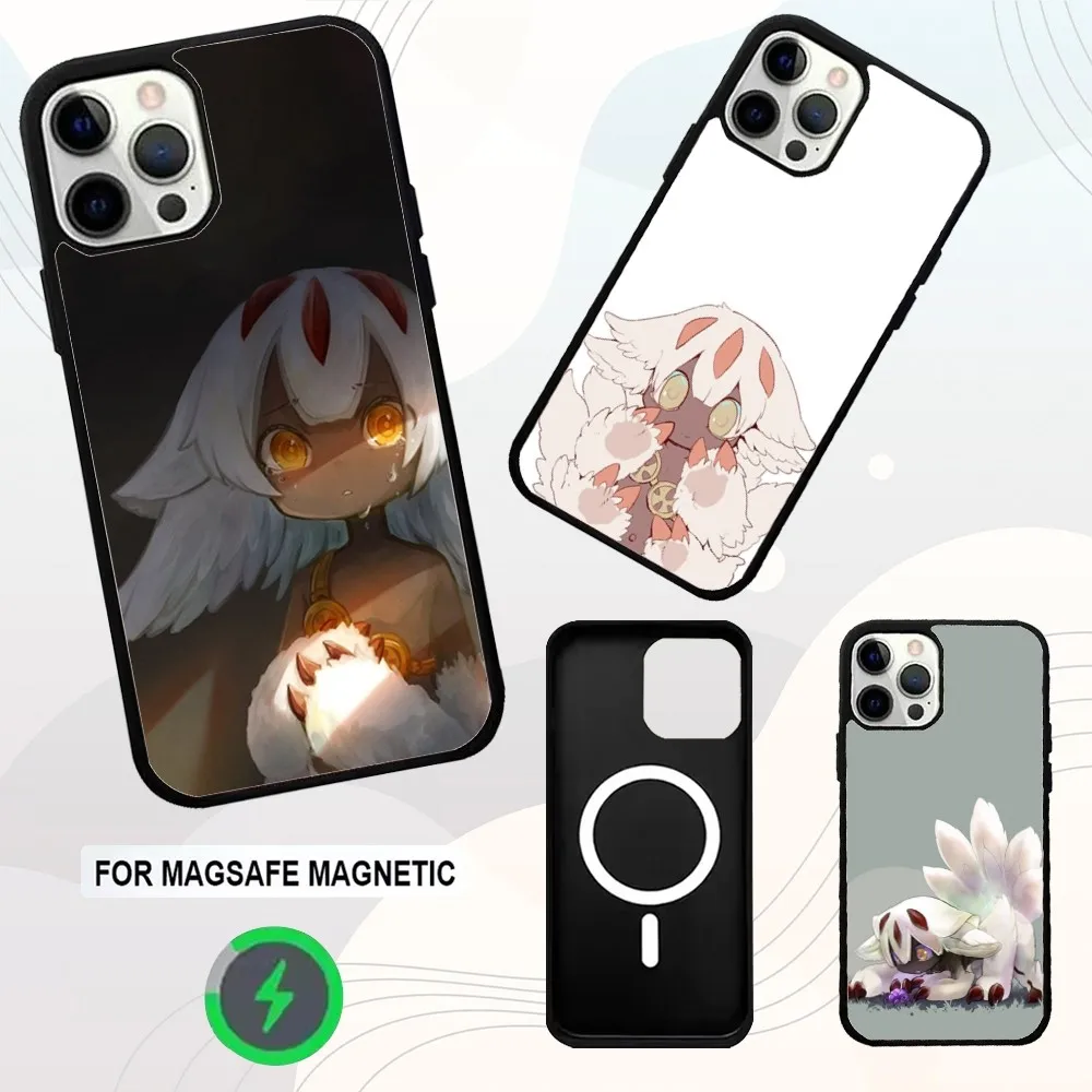 

M-Made In A-Abyss Faputa Phone Case For iPhone 16e,16,15,14,13,12,11,Plus,Pro,Max,Mini Magsafe Magnetic Wireless Charging