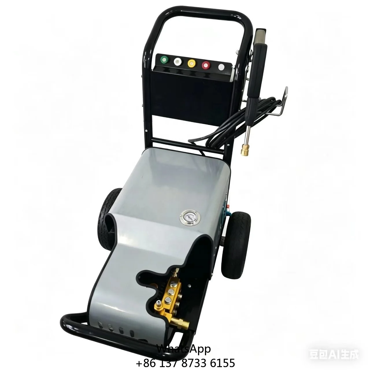 1210C Professional 220V Electric Power Washer 120BAR 2.2KW 9.5LPM High Pressure Cleaner For Commercial Car Wash & Maintenance