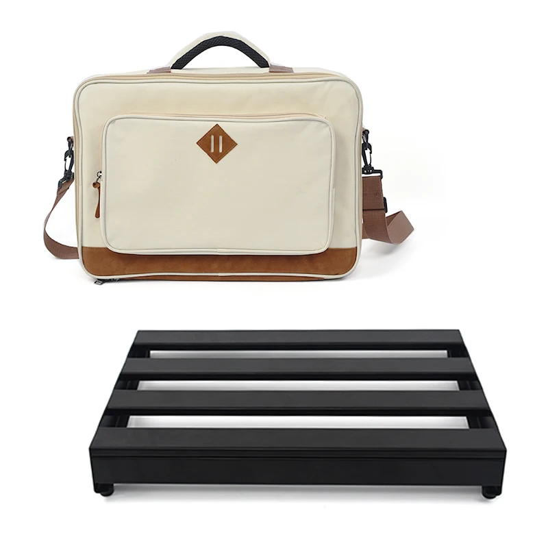 

Pedalboard Bag Electric Guitar Effect pedal Bag Stand Aluminum Alloy Portable Single Guitar Effector Board Track