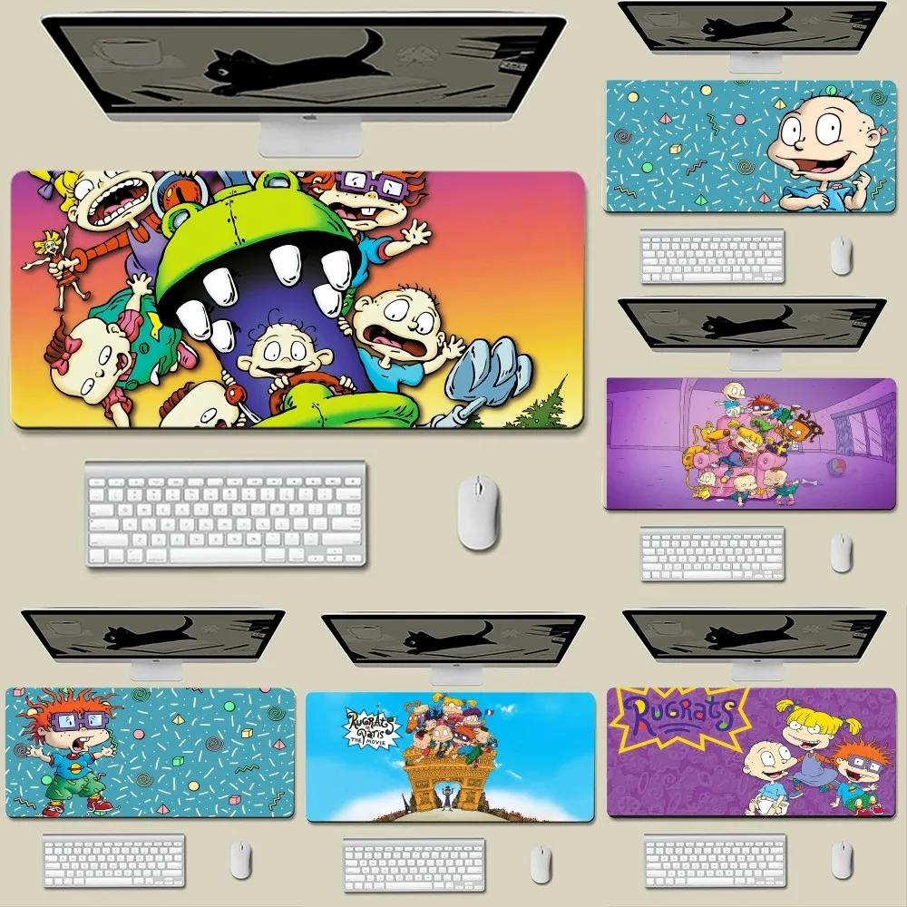 CARTOON R-RUGRATS CUTE Mousepad New Arrivals Large Gaming Mousepad L XL XXL Gamer Mouse Pad Size For Keyboards Mat