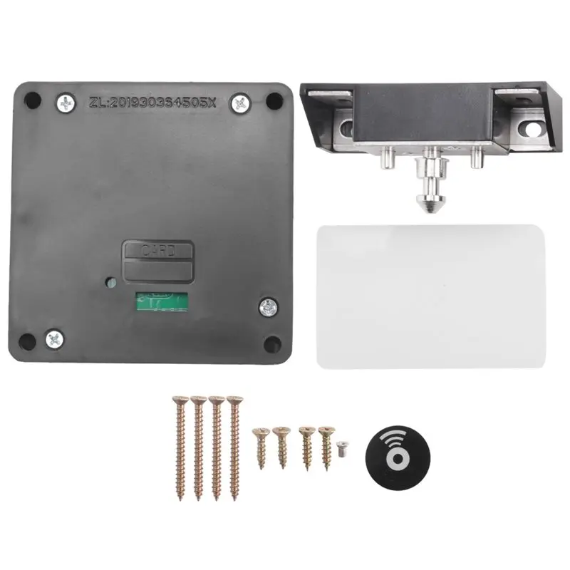 【FEEL THE DIFFERENCE 】2X Smart Wood Door Lock Keyless Invisible Electronic Lock IC Card Ttlock App Unlock Cabinet Locker Furnitu