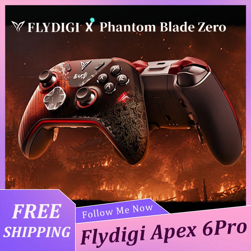 Flydigi Apex 6Pro Phantom Blade Zero Collaboration Game Controller Haptic Feedback Elite Controller PC Switch Wireless Gamepad