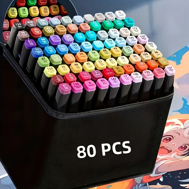 conjunto-de-marcadores-a-base-de-Alcool-com-ponta-dupla-—-kit-de-arte-profissional-com-168-pecas-para-adultos-presente-ideal-para-artistas-ilustradores-desenho
