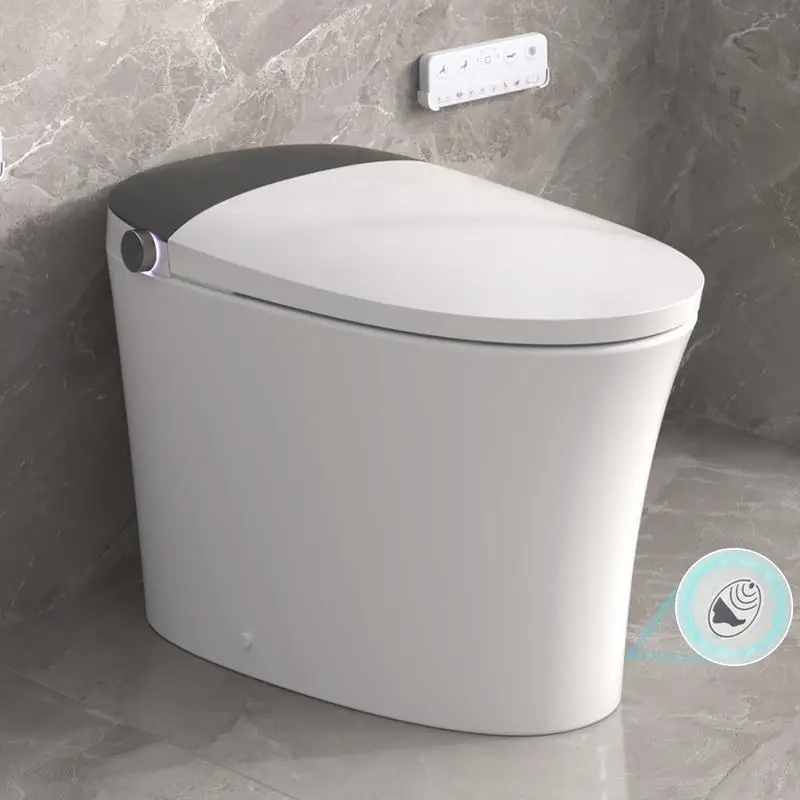 

Smart Toilet with Bidet, ADA Comfort Height Heated Seat, 1000g Powerful Flush, Warm Water/Dryer, Night Light, Dual-Flush