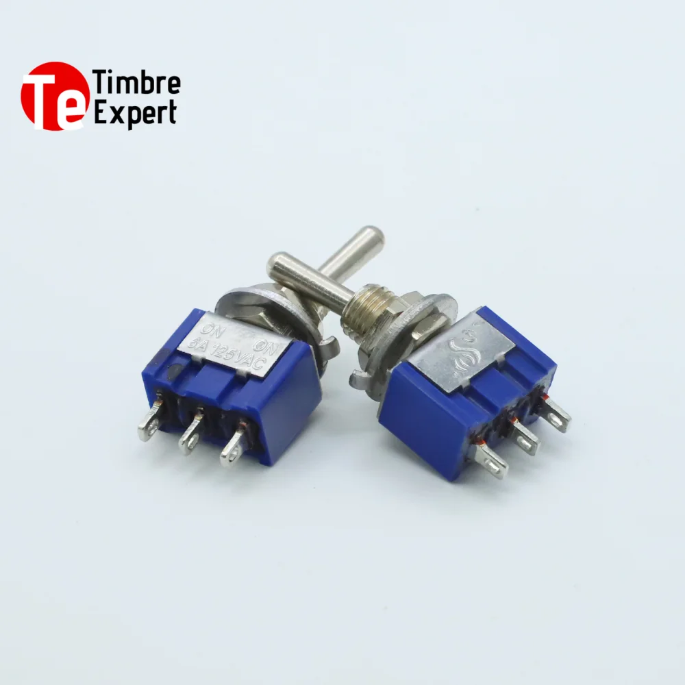 

1 Pcs 2 Position SPDT Guitar Mini Toggle Switch ON-ON 3 Pin Selector