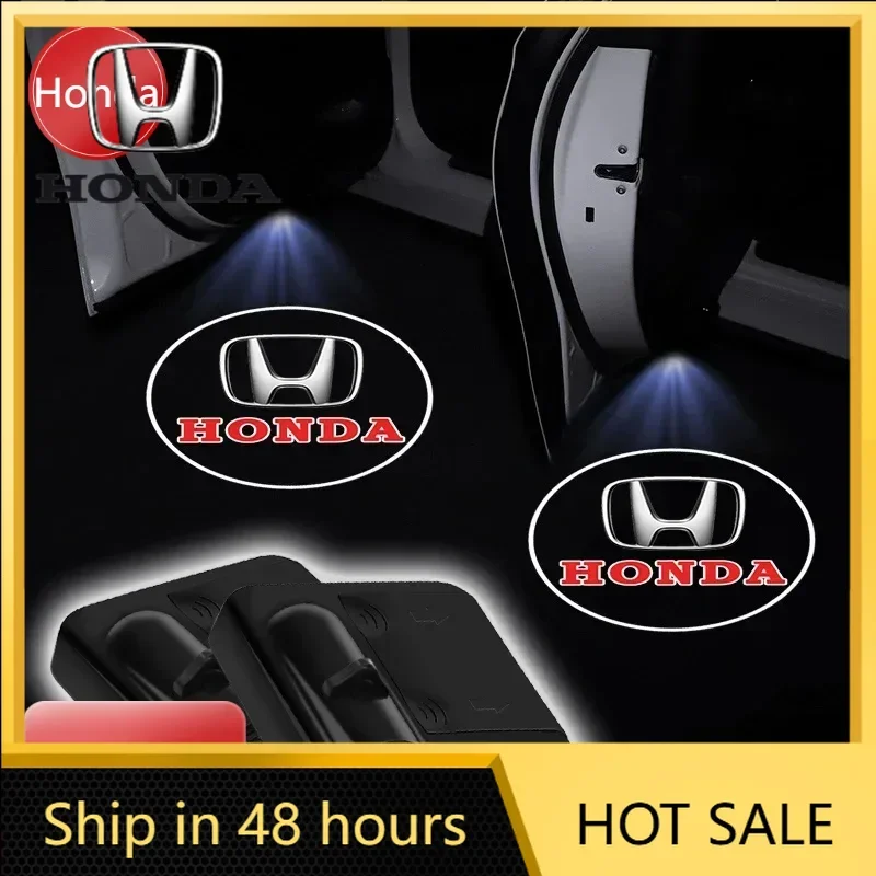 

Автомобильные аксессуары для Honda: проекционные лампы для дверей, светодиодные лампы приветствия, аксессуары для Honda Civic, Mugen, Accord, Odyssey, JAZZ C