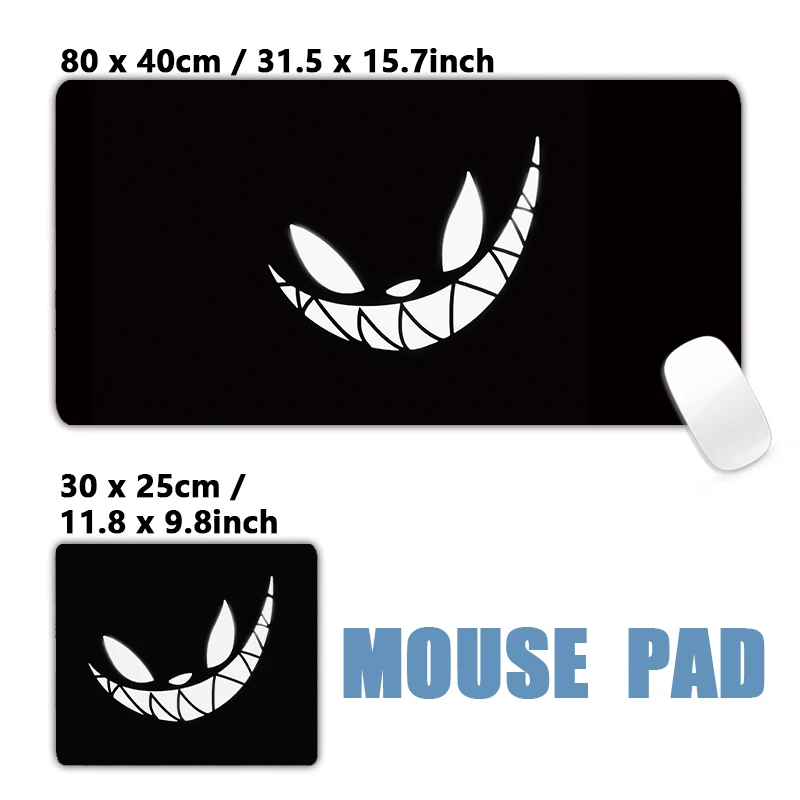 XXL Black Background Simple Logos Manga Abstract Pattern Chinese Characters Desk Mat Mousepad Large Non-Slip Game Mouse Pad