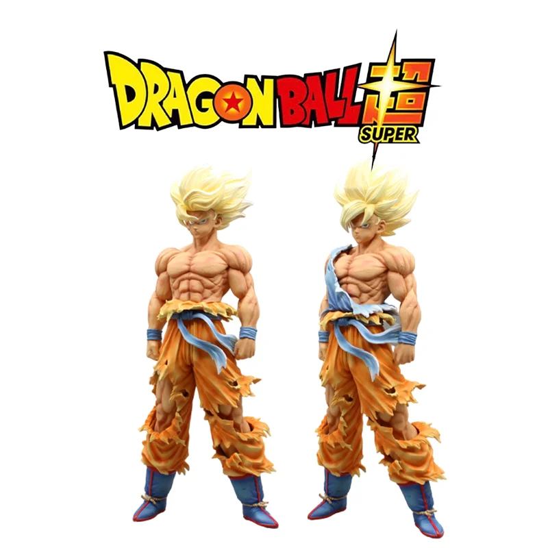 

43cm Dragon Ball Z Son Goku Ssj Figurine Super Saiyan Goku Gk Statue Pvc Action Figures Model Toys Collection Ornament Doll Gift