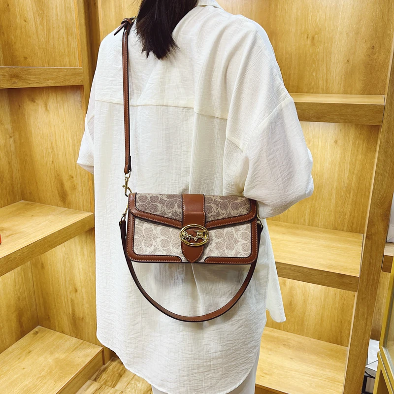 Sac fourre-tout en cuir de luxe pour femmes, élégant, sac à main à bandoulière de styliste classique pour Style moderne