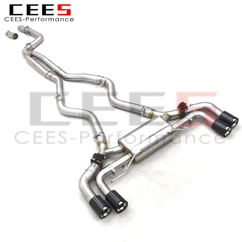 Sistema catback di scarico valvetronic prestazioni CEES per BMW G20 M340i 3.0T 2019-2022 Silenziatore per tubi di scarico in acciaio inossidabile 304