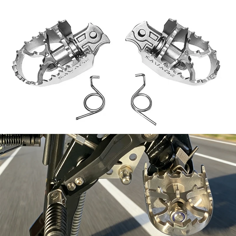 

Stainless Steel Foot Pegs FootRest Footpegs Foot rest For BMW R1250GS R1200GS ADV LC R1250 R1200 GS adventure R1150GS 2013-2023
