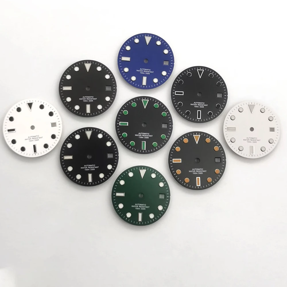 

Customized NH35 8215 ETA 2824 Watch Dial Luminous Dial Fits for NH35 NH36 8215 ETA 2824 2836 Movement Mod 28.5mm Watch Dial
