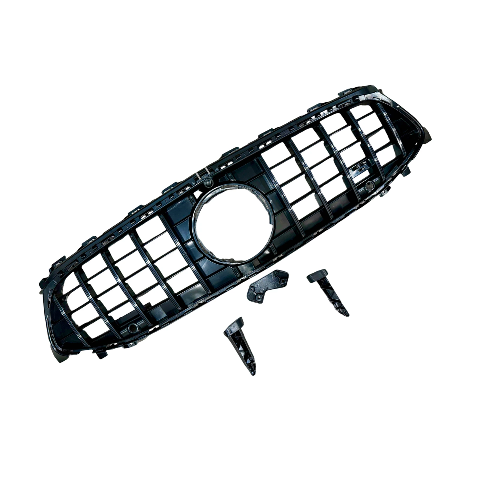 

Передняя решетка Racing Grill GT R Style Сетка капота для Mercedes Benz CLA Class W118 X118 2024-2025