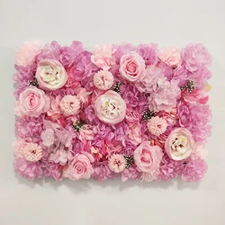 3D Silk Flower Wall Artificial Flowers for Wedding Decoration Photography Backdrop Bedroom Decor White High Quality Flower Panel