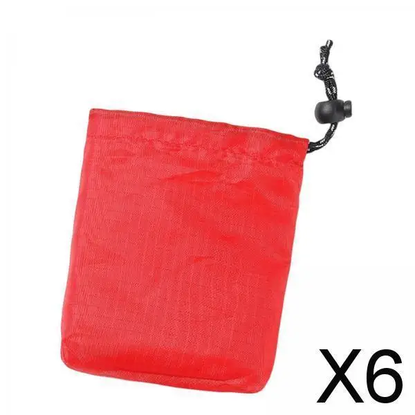 Saco do armazenamento do cordão, Reciclagem Bag para caminhadas ao ar livre, 2xMultifunctional