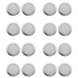 16X Ceiling Speaker Grille, 4-Inch Ceiling Embedded Audio Speaker Grille(Silver)