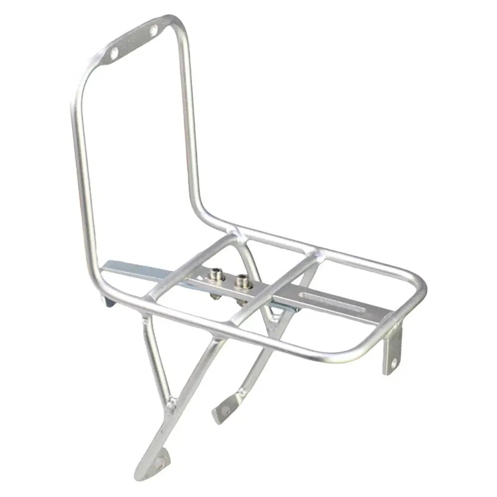 AliExpress NONE Front Bike Rack Aluminum Alloy Cargo Stand Heavy Duty Bike Cargo Rack for Touring Cycling Commuting Shopping Travel Camping