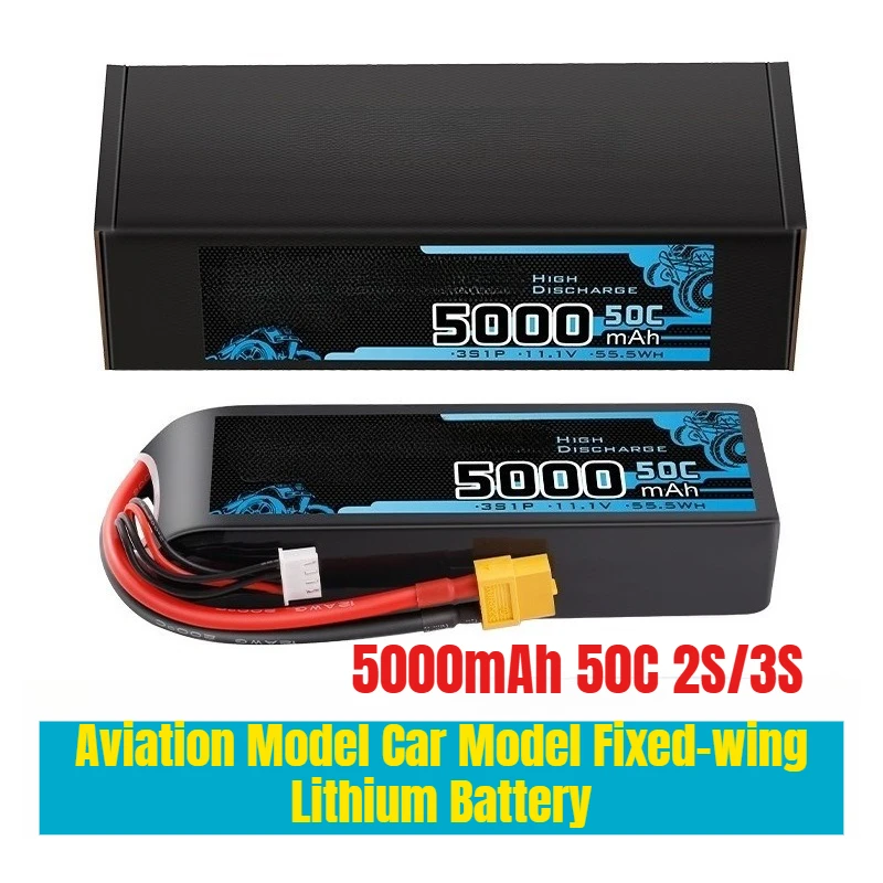 

FPV Racing Drone 5000mAh 50C 2S/3S Aviation Model Car Model Fixed-wing Lithium Battery
