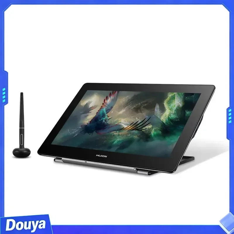 Kamvas Pro 16 Plus HD Screen Battery Free Digital Drawing Tablet Graphic Drawing Tablet with Digital Pen