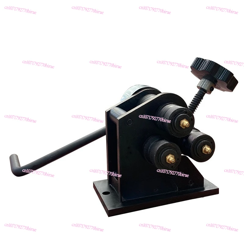 

Miniature Manual Rounding Machine PR-3 Rolling Small Hand Three-roller Pipe Bender, Small Size and Simple Operation
