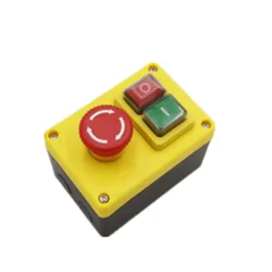 1PC 250V 16A 4 Pin Emergency Stop Push Button Switch Motor Stop/Start Switch