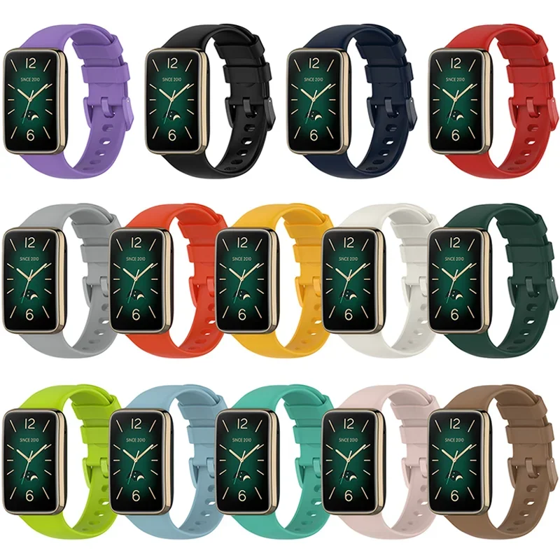 Watch Strap for Xiaomi Mi Band 7 Pro Wristband Liquid Silicone Bracelet WristStrap For MiBand 7pro Correa Smartwatch Accessories image 2