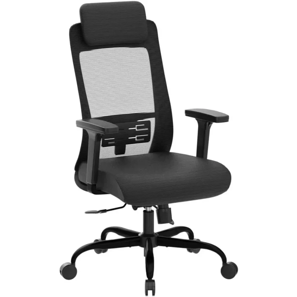 

Ergonomic Computer Desk Chairs - Mesh Home Office Desk Chairs with Lumbar Support & 3D Adjustable Armrests (High Back)