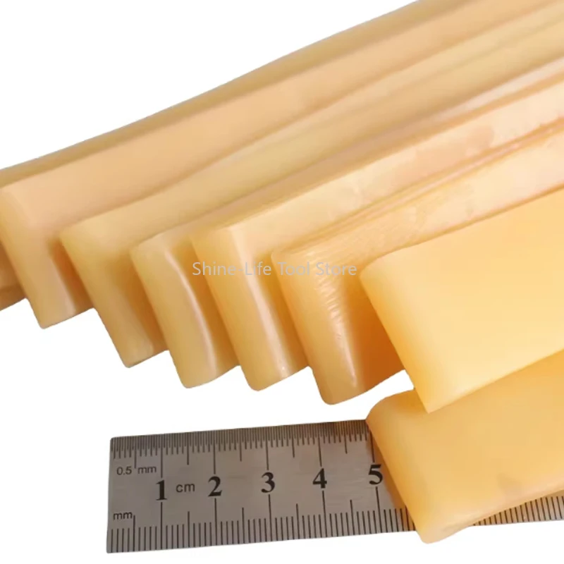 Width 10mm 15mm 20mm Yellow High Elastic Latex Rubber Band Widened and Thickened Latex Ring Thickness 2.8mm