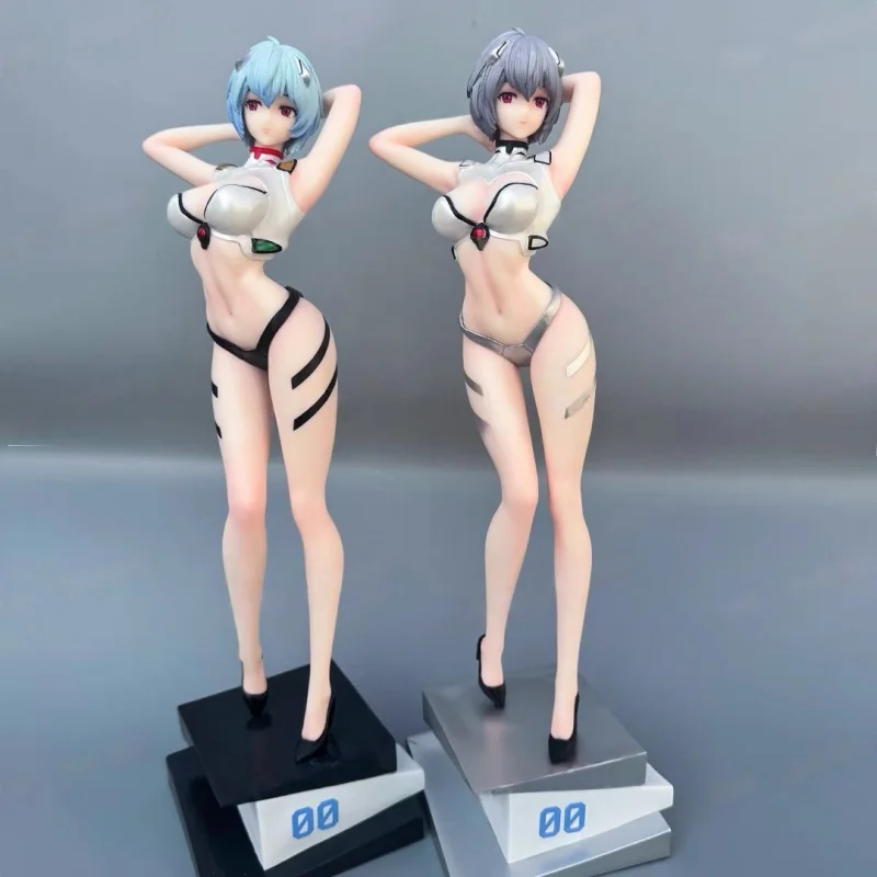 

35Cm Anime Neon Genesis Evangelion Action Figure Model Rei Ayanami Desktop Decor Gk Statue Dolls Hobby Collect Toys Kid Gift