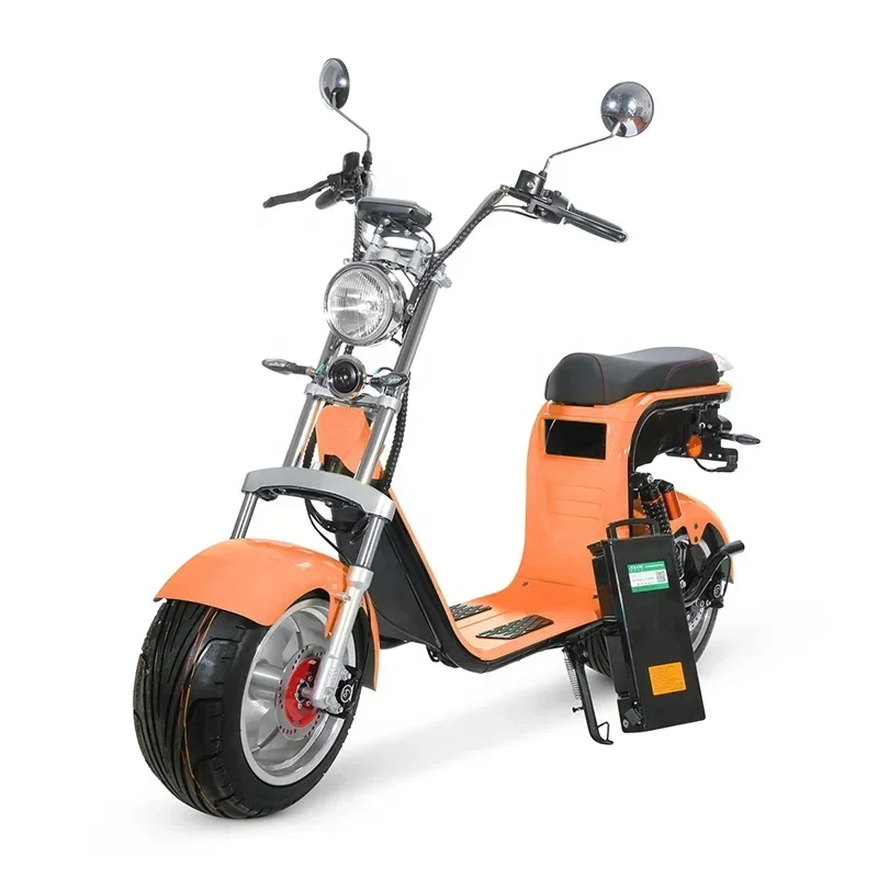 Venta al por mayor motocicleta eléctrica barata de 1500W 2000W para adultos con rueda de aleación de 10 "pulgadas