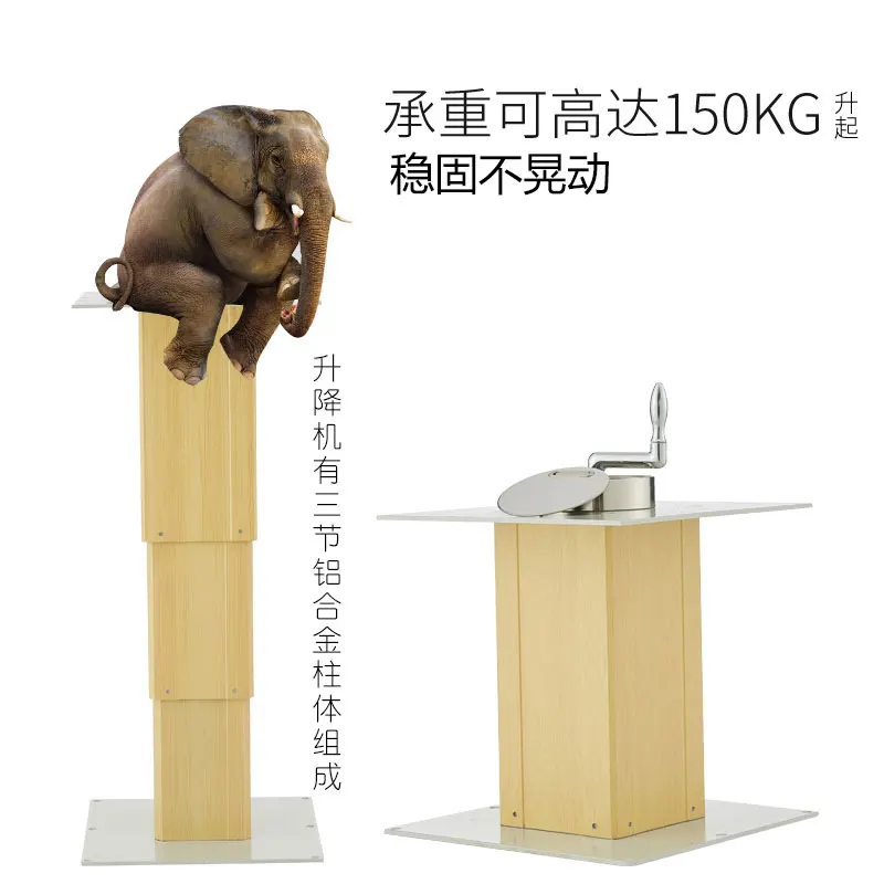 Factory Shop Tatami Lift Manual Large Aluminum Hand Lifting Table Tatami Lifter Stepping Rice Lifting Table