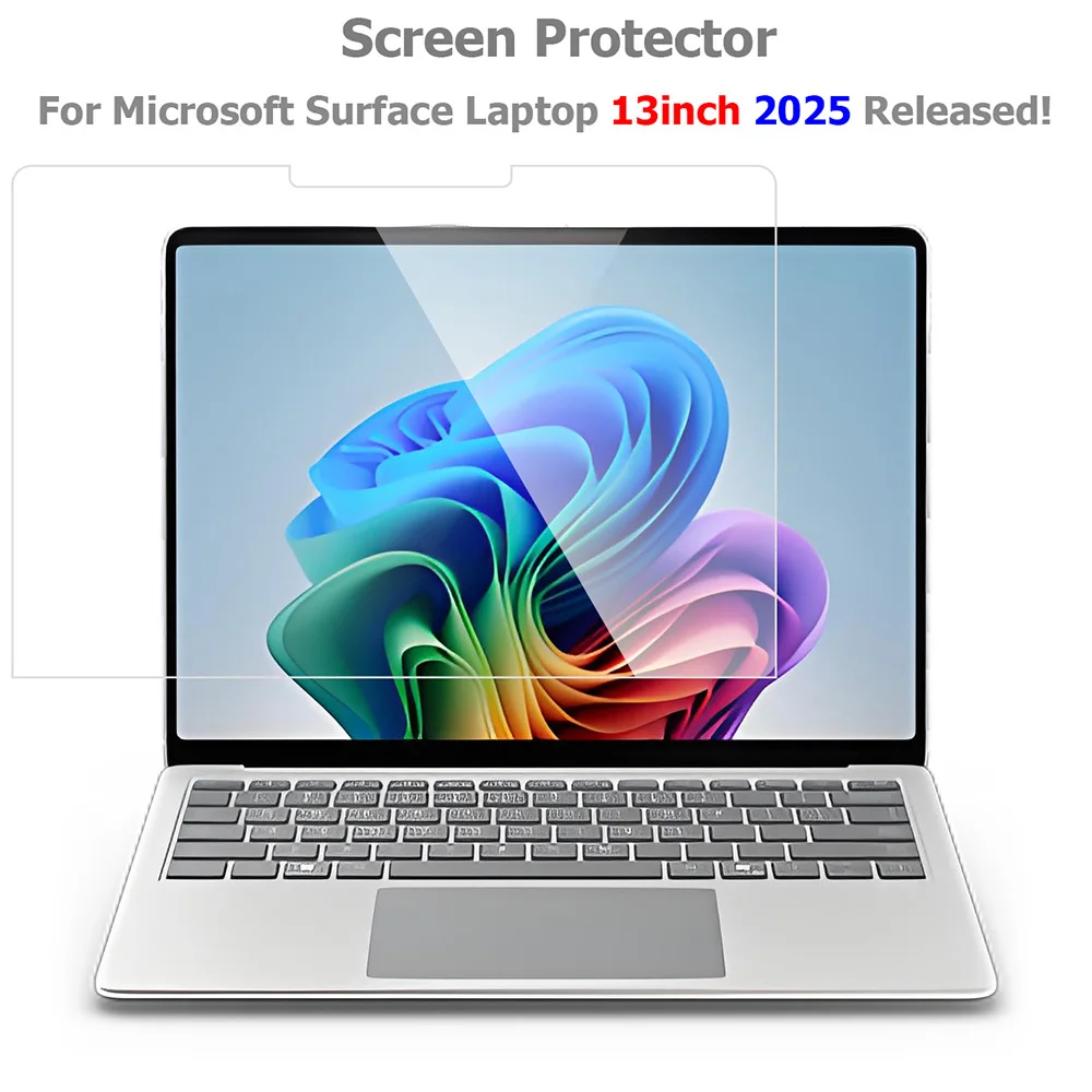 For Microsoft Surface Laptop 13Inch 2025 Released Screen Protector HD 9H 0.3MM Clear Tempered Glass NoteBook Protective Film