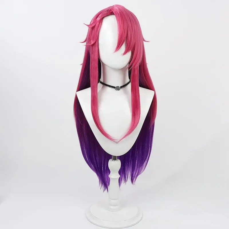 

Новый парик для косплея LOL The Unforgotten Yone, разноцветный, длинный, прямой, термостойкий, из синтетических волос