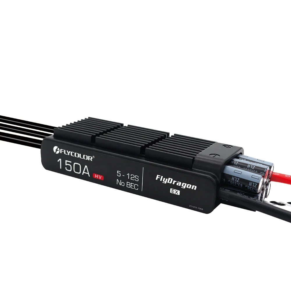 

Flycolor 150A ESC с FlyDragon 5-12S HV OPTO для радиоуправляемых моделей хобби Самолет БПЛА Вертолет JP EDF Мотор Пластик