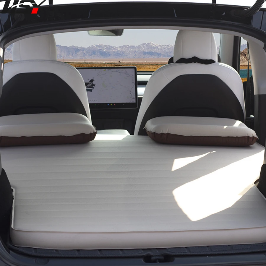 

Tesla Model Y Self-Inflating Trunk Travel Mattress Outdoor Car Air Cushion Bed automatic inflatable sleeping Pad for SUV