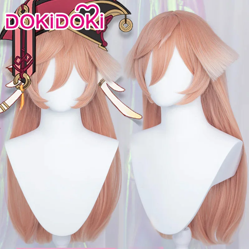 IN STOCK YanFei Wig Game Genshin Impact Cosplay DokiDoki Halloween YanFei Cosplay Wig Genshin Impact Yan Fei Cosplay Hair