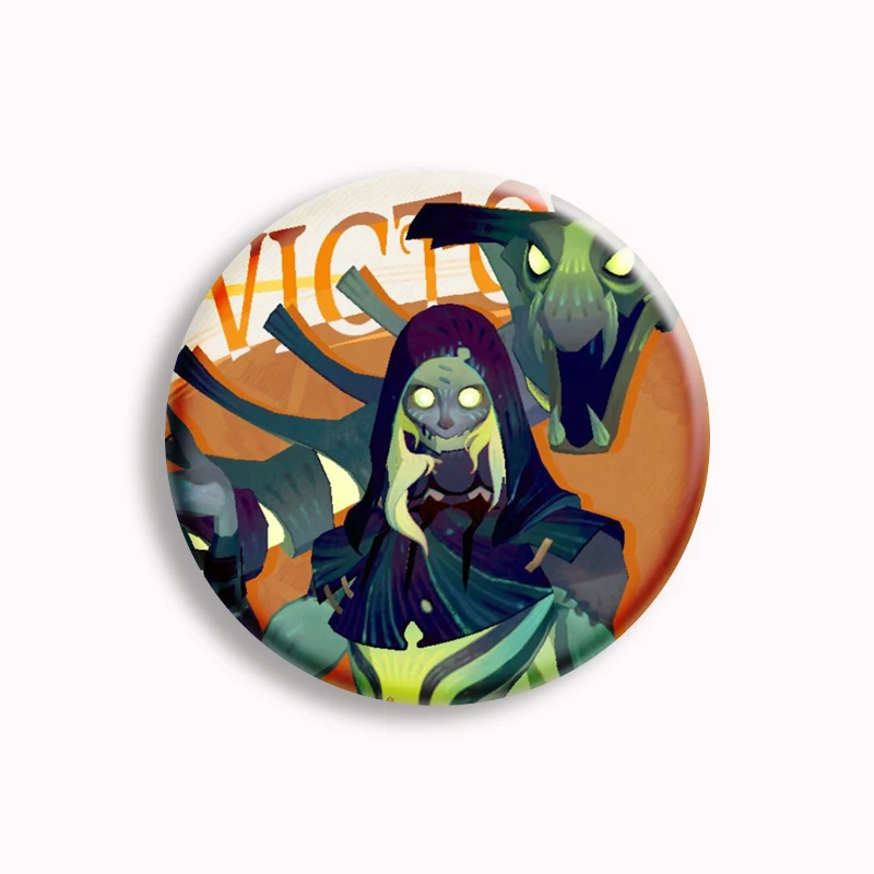 Hot Game AFK ARENA Character Reiner Dionel Salazer Antandra Rhys Valen Button Pin Creative Cartoon Brooch Badge Gamer Gift