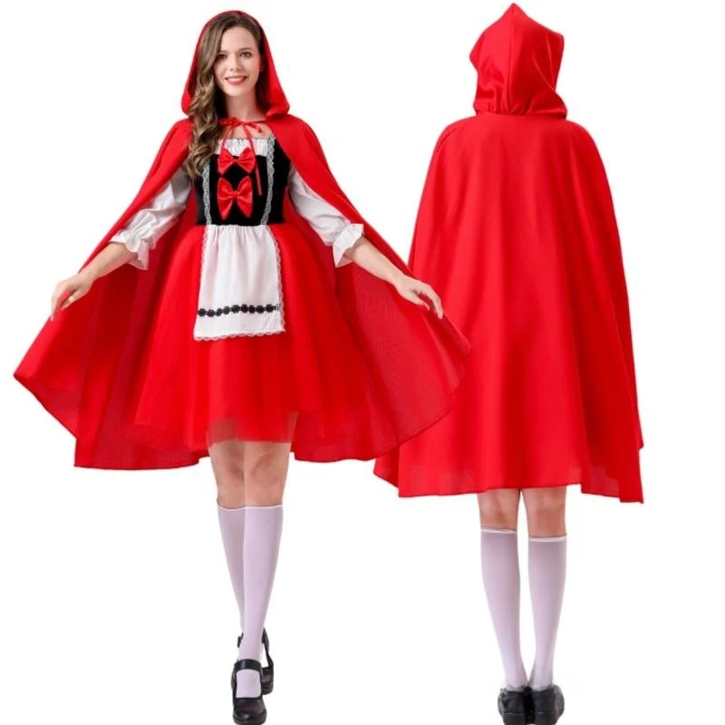 

Adult loween Costume Little Red Riding Hood Performance Suit Fairy T S Masquerade Ball Costume Traditional Hanfu