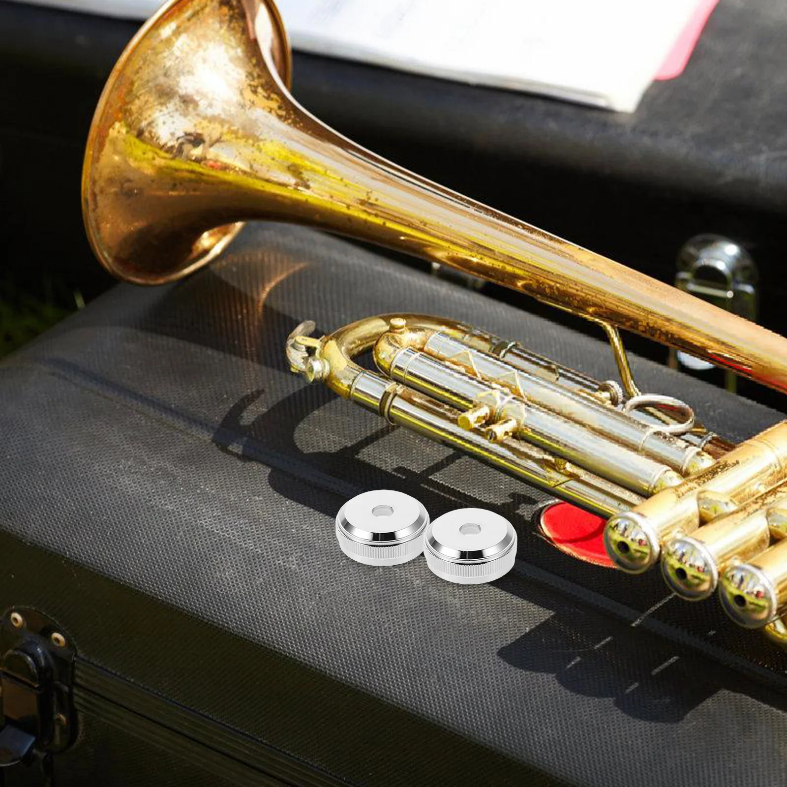 

3pcs Caps Copper Repair Parts Durable Metal Easy Replacement Trumpet Top Valve Musical Instrument Accessories Horn Components