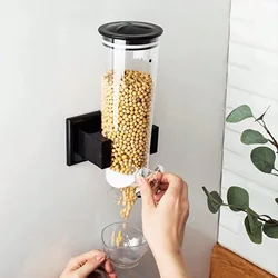 Wall-Mounted Reusable Storage Container Household Kitchen Rice Bucket for Home Kitchen Use