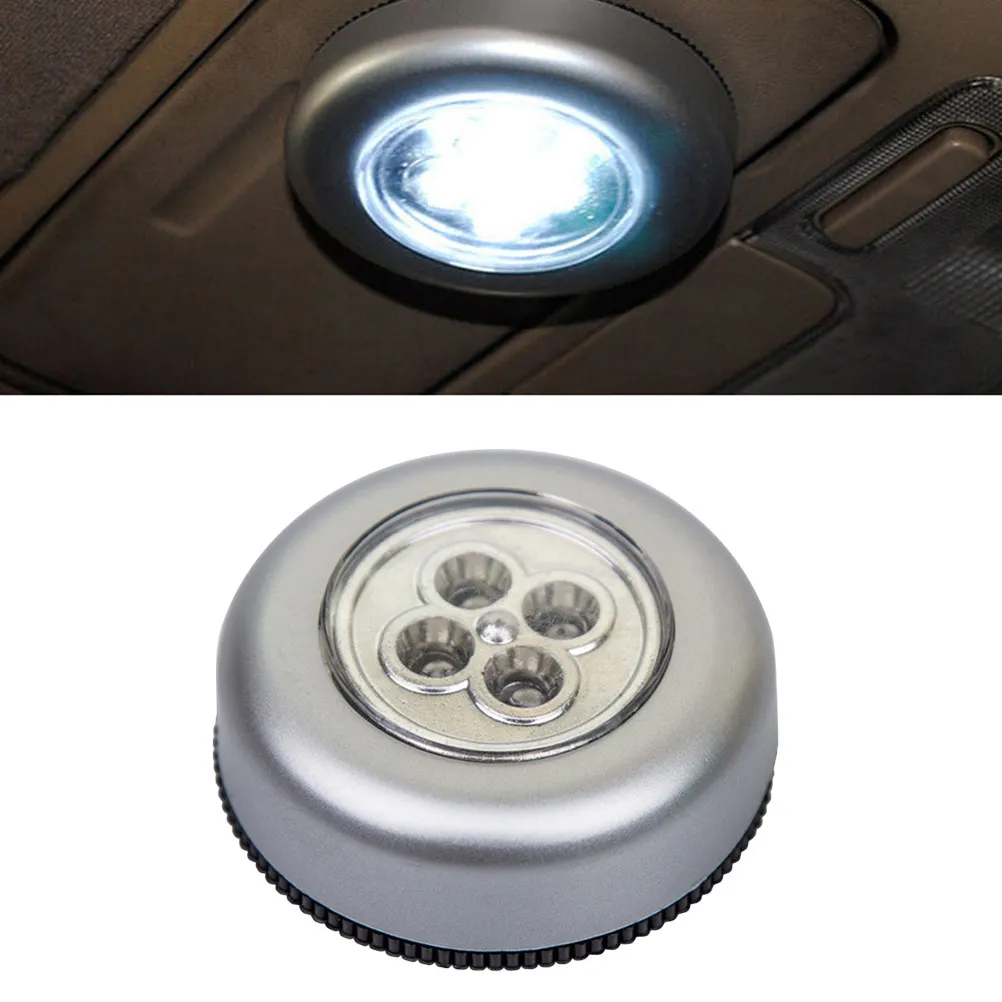 LED Wireless Stick-on Tap Light Cordless Touch Lamp Indoor Outdoor for Closets Storage Rooms Car ( Batteris Not Included )