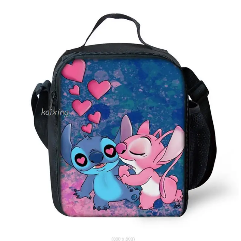 Borsa per il pranzo Lilo e Stitch per bambini borsa per il pranzo per studenti della scuola primaria borsa per il ghiaccio astuccio per matite