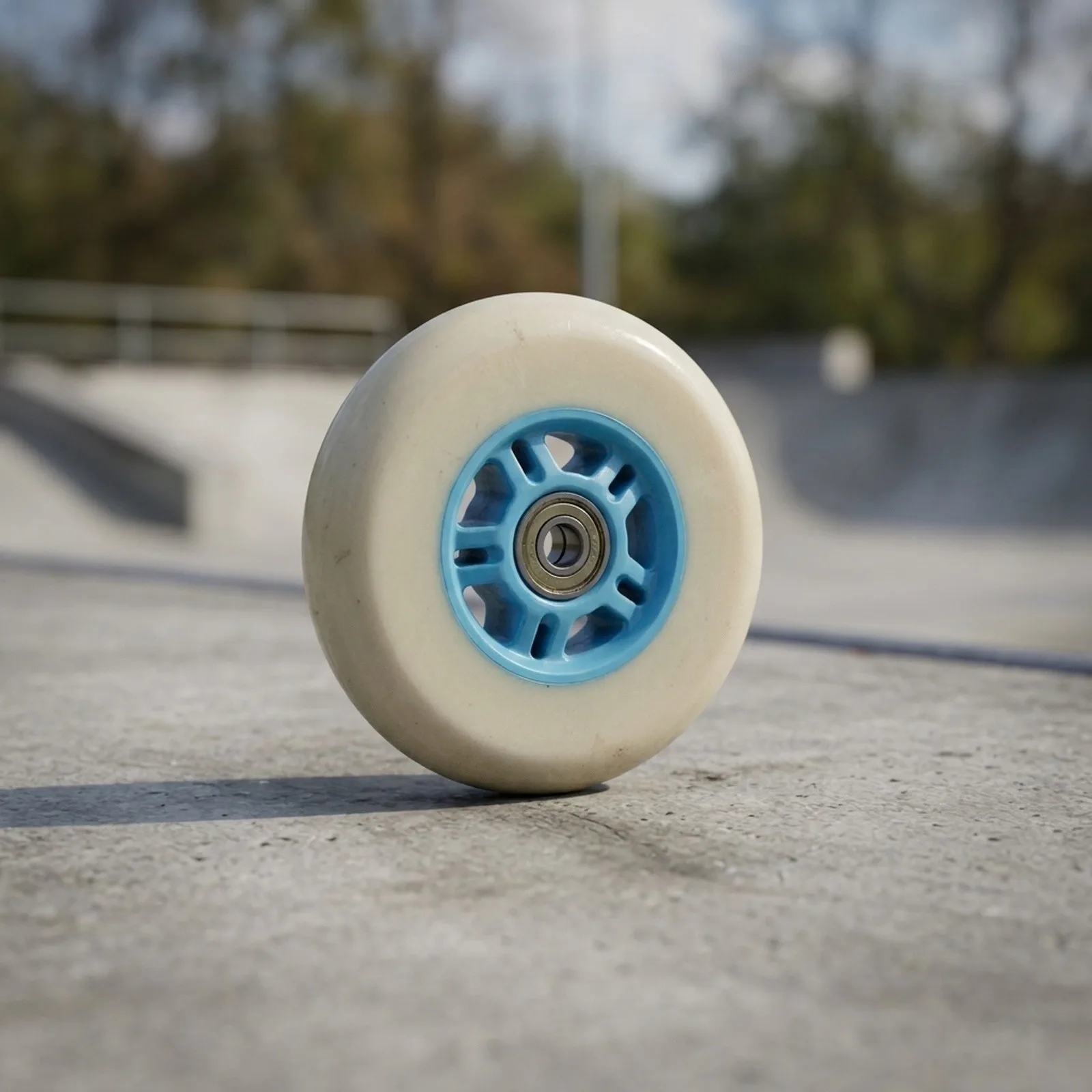 100mm Inline Skate Replacement Wheels with Bearings for Scooters Strollers Wheelchairs and Wheeled Mobility Applications