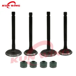 Intake Exhaust Valve Stem Kit For YAMAHA XV250 Virago Route 66 V-Star Drag Star XV125 XC125 Cygnus YFA-1 YFM80 Engine Parts