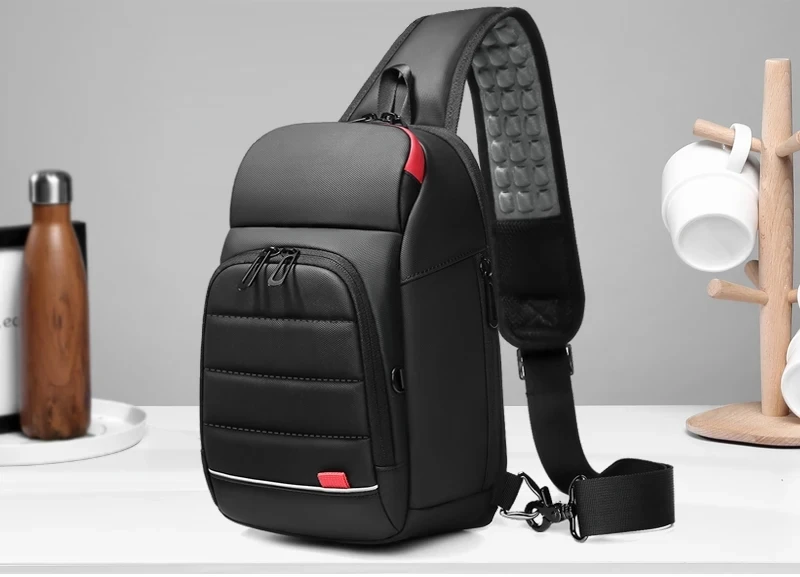Bolso de pecho para hombre, bandoleras para hombre, bolsos de mensajero impermeables, bolso de hombro tipo bandolera con