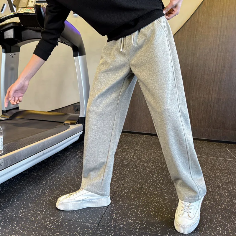 

Мужские повседневные брюки American Sle свободного прямого кроя, весенние, модные, брендовые, свободные брюки-трубы, повседневные брюки