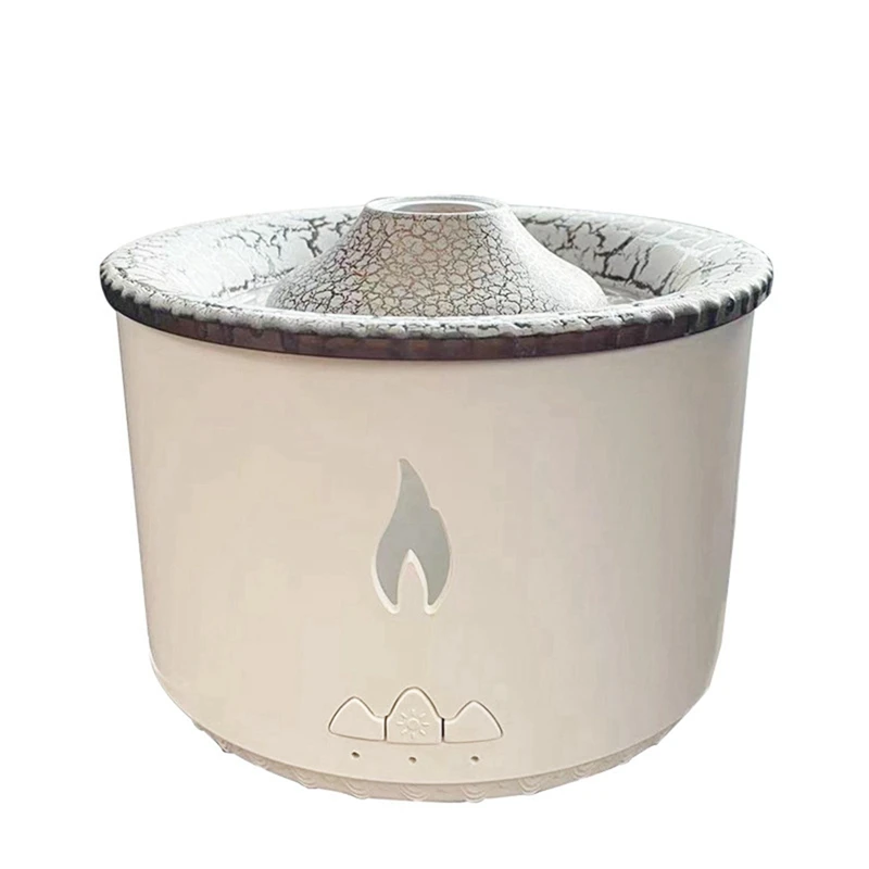 AD-3D Flame Humidifier Oil Aroma Diffuser 350ML Humidifier For Living Room Office Fragrance Sooth Sleep Atomize